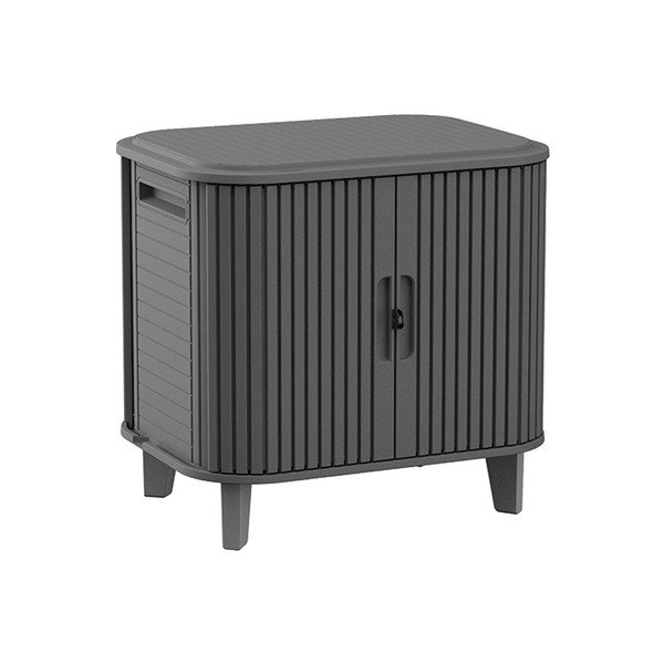 Szara plastikowa skrzynia ogrodowa Velo – Keter