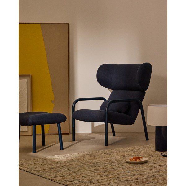 Ciemnoniebieski podnóżek Inari – Kave Home-image-1