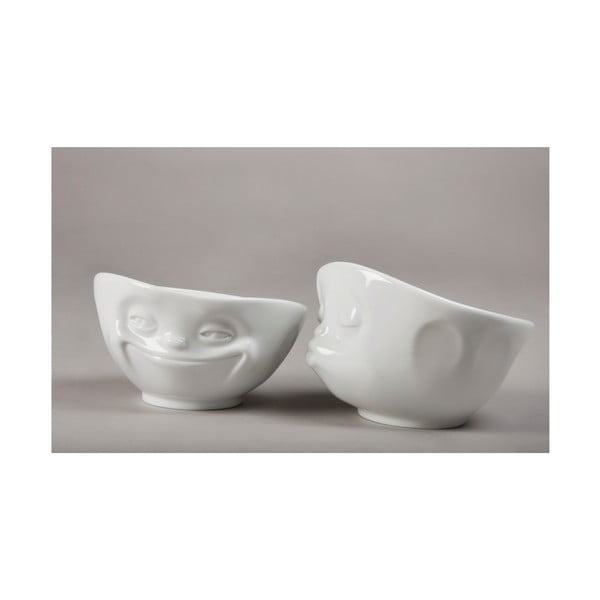 Biała porcelanowa uśmiechnięta miska 58products-image-2