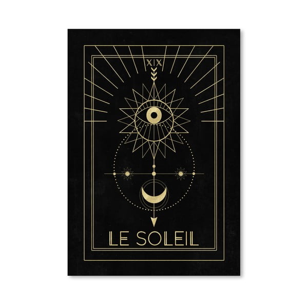 Plakat Americanflat Le Soleil, 30x42 cm