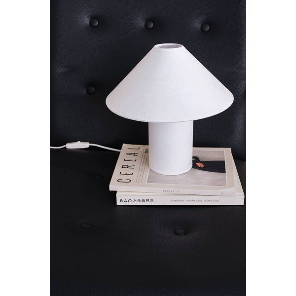 Biała papierowa lampa stołowa (wysokość 30 cm) Lilli – Jotex-image-2
