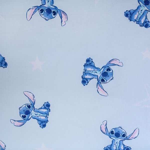 Niebieska bawełniana pościel dziecięca jednoosobowa 140x200 cm Lilo & Stitch "Aloha" – Jerry Fabrics-image-4