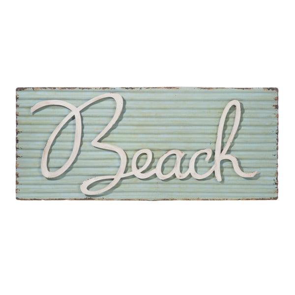 Tabliczka ścienna Beach Met Blu, 71x30 cm