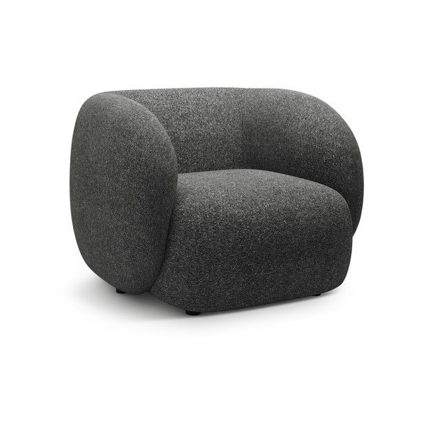 Ciemnoszary fotel Kate – Micadoni 