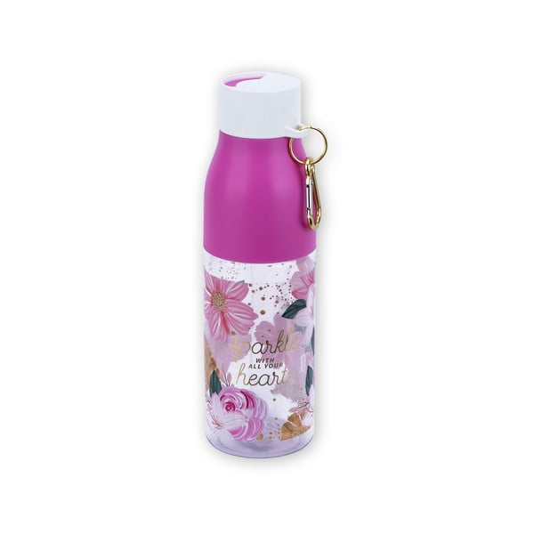 Różowa butelka na wodę Tri-Coastal Design, 750 ml