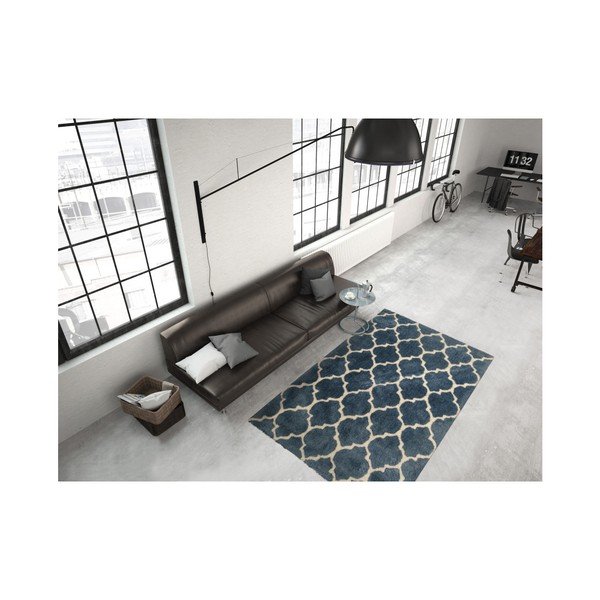 Niebieski dywan Smooth, 120x170cm-image-2