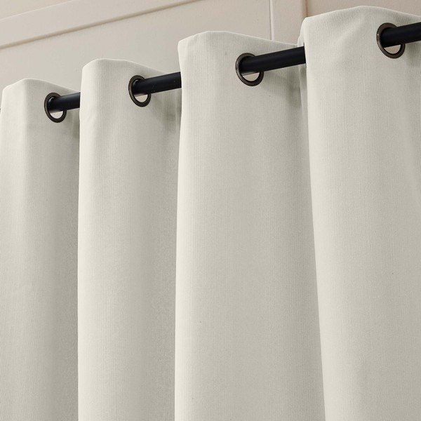 Beżowa zasłona termiczna sztruksowa 140x260 cm Madison – douceur d'intérieur-image-2