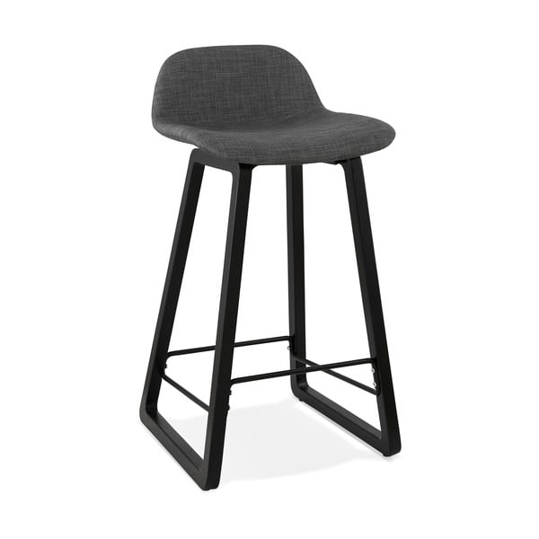 Czarny stołek Kokoon Trapu Mini I, wys. siedziska 72 cm