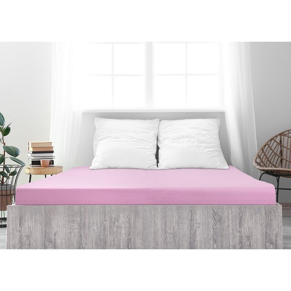 Różowe prześcieradło 200x200 cm – B.E.S.-image-2