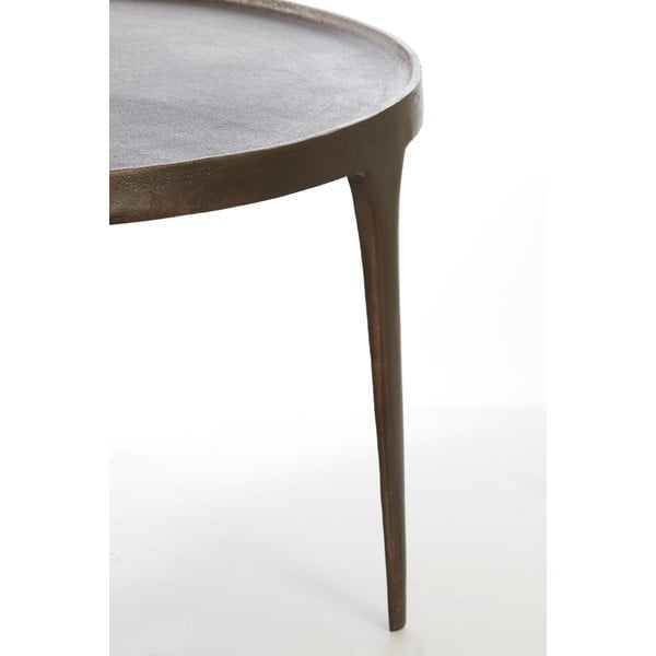 Brązowe okrągłe stoliki zestaw 2 szt. ø 75 cm Tobias – Light & Living-image-2