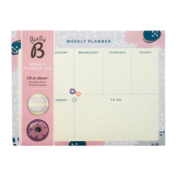 Planer tygodniowy Busy B Planner Pretty/Floral, 60 kart-image-2