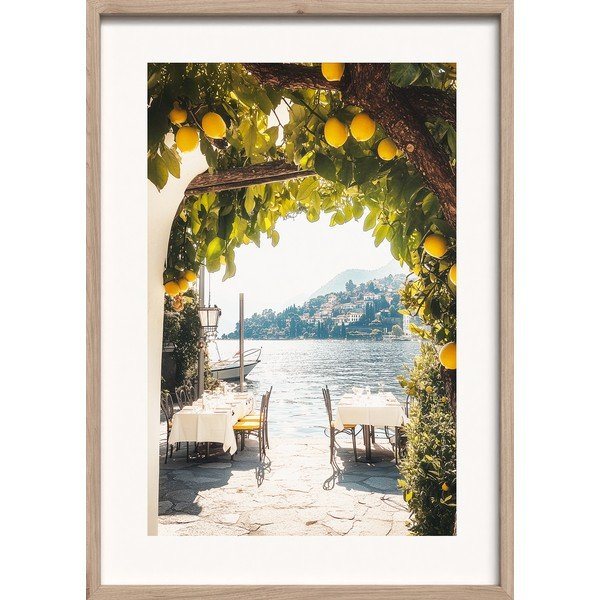 Obraz drukowany z ramą w zestawie 50x70 cm Lemon View – Styler