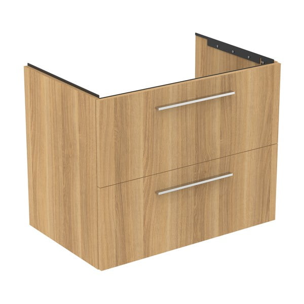 Wisząca szafka pod umywalkę w dekorze dębu 80x63 cm i.Life B – Ideal Standard-image-2