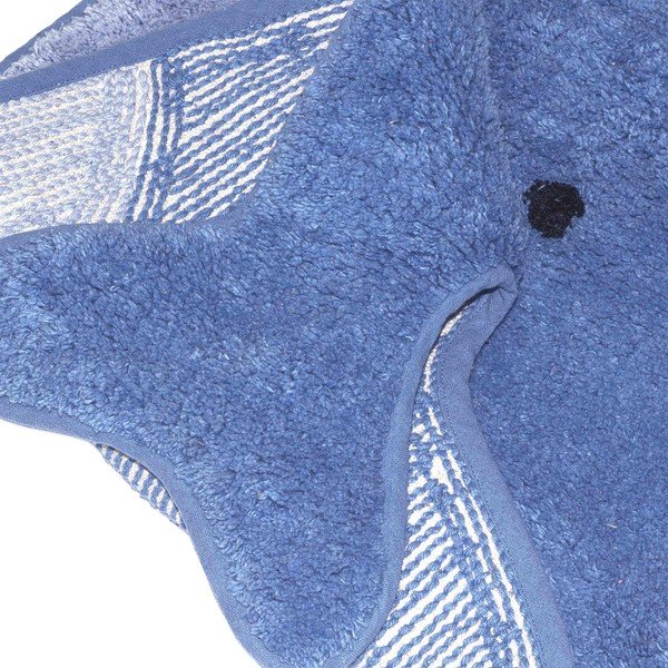 Niebieski bawełniany dywanik łazienkowy Mr. Fox Blue Whale, 69x44 cm-image-3