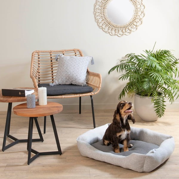 Szare legowisko dla psów 40x55 cm – Love Story-image-1