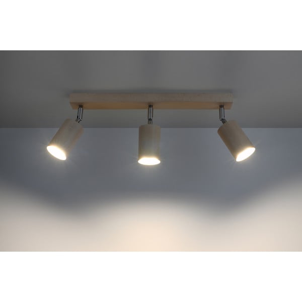 Drewniana lampa sufitowa Sollux Ludwik, dł. 45 cm-image-2
