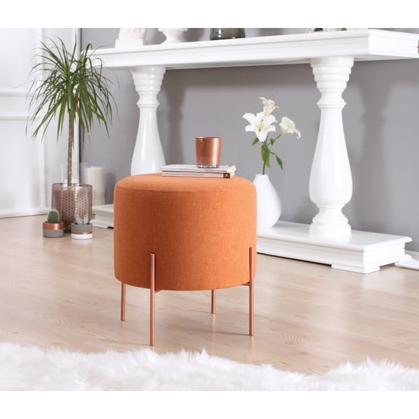 Pomarańczowy puf Copper – Artie-image-3