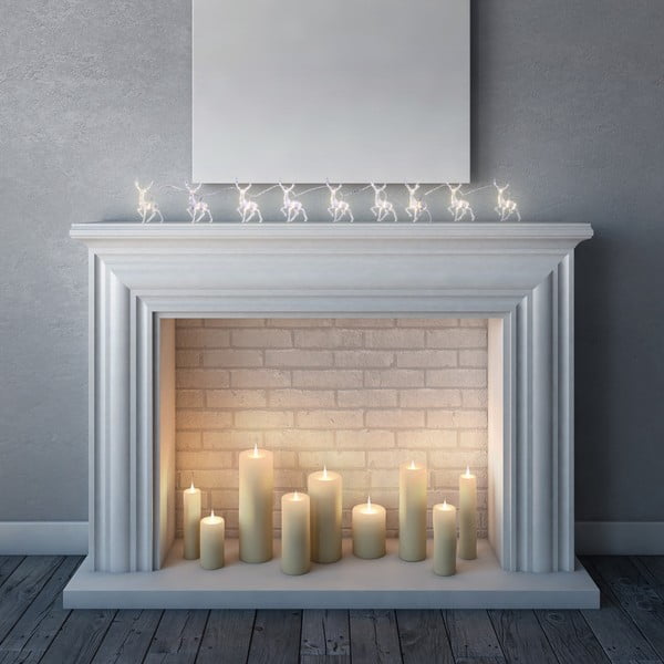 Girlanda świetlna LED z reniferami DecoKing Deer, 10 lampek, dł. 1,65 m-image-1