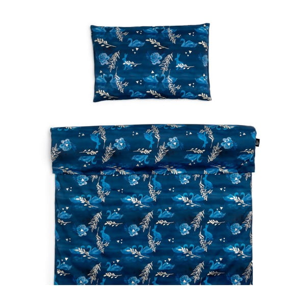 Dziecięca pościel bawełniana do łóżeczka 135x100 cm Swan Lake – ESECO-image-1