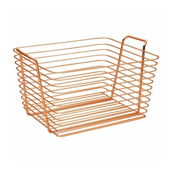 Duży koszyk pomarańczowy InterDesign Classico