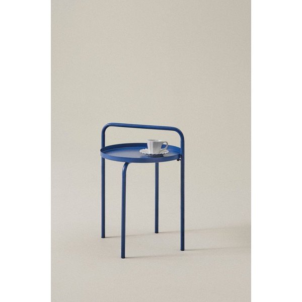 Metalowy okrągły stolik ø 42 cm Bleket – Jotex-image-1