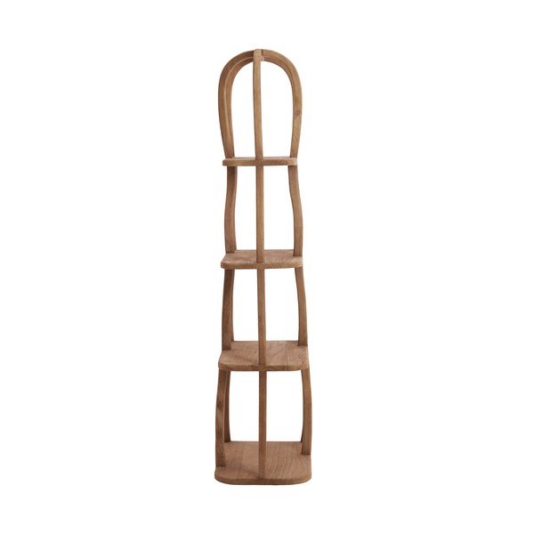 Regał z litego drewna mango w naturalnym kolorze 53x175x40 cm Lowe – Light & Living-image-2