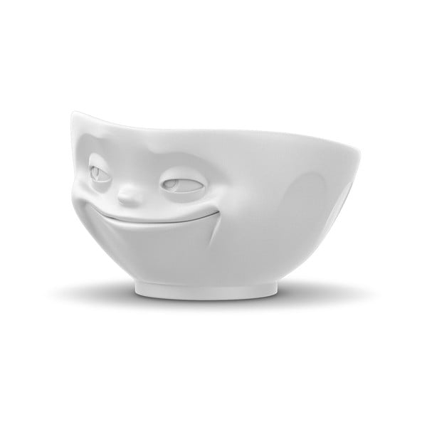 Matowobiała porcelanowa uśmiechnięta miska 58products-image-1