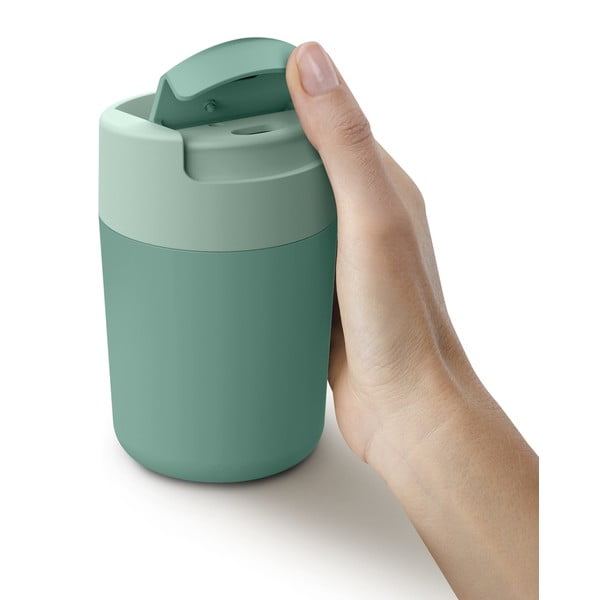 Miętowy kubek podróżny 340 ml Sipp – Joseph Joseph-image-4