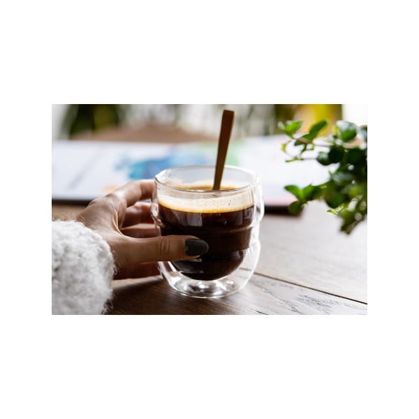 Zestaw 2 szklanek z podwójnymi ściankami Vialli Design Sferico, 250 ml-image-1