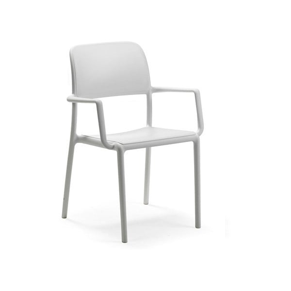Białe krzesło ogrodowe Nardi Garden Riva