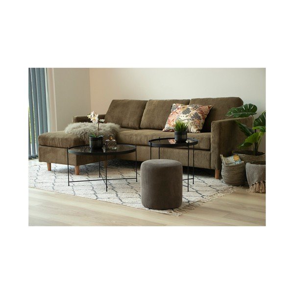 Szary puf House Nordic Ejby, ø 34 cm-image-2