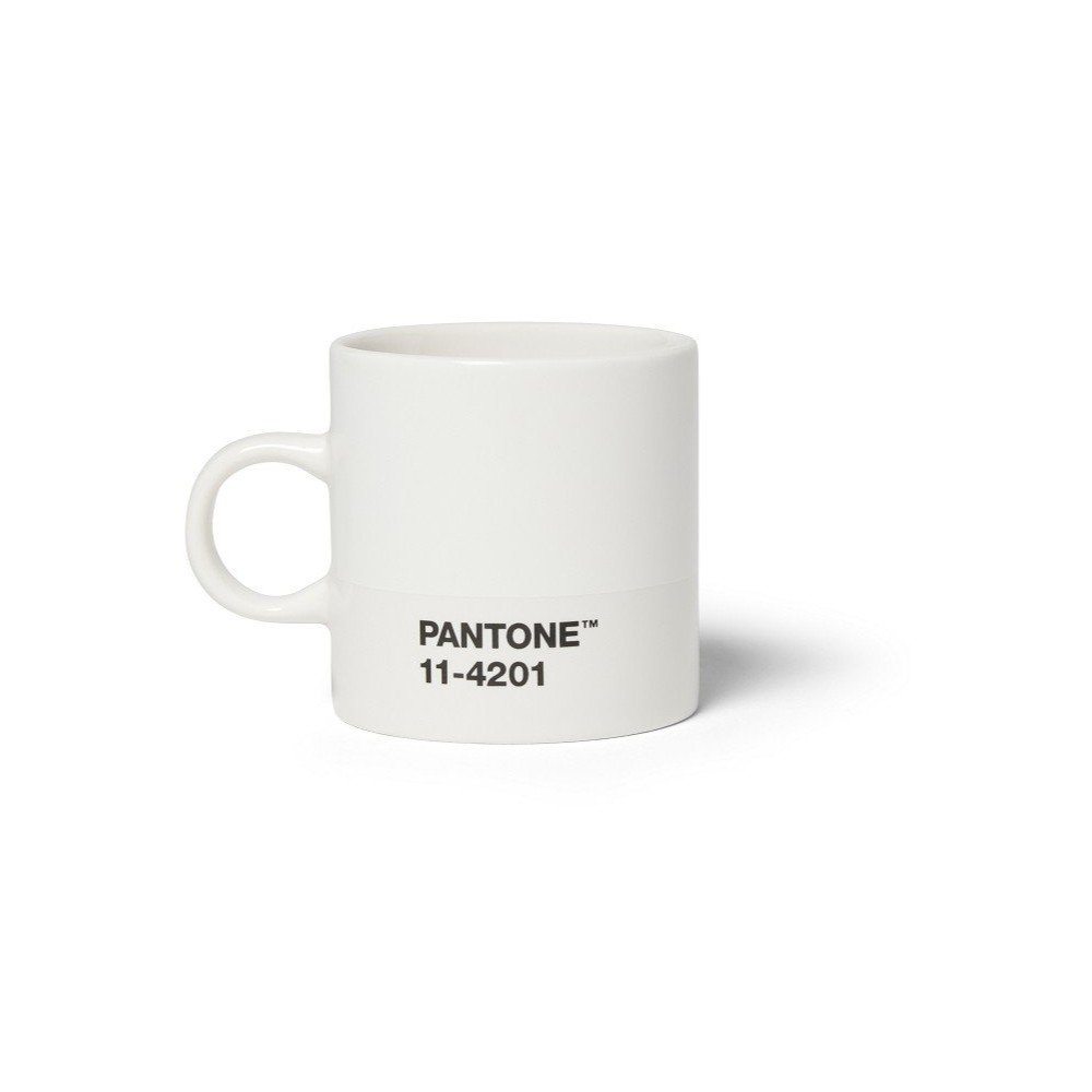 Biała ceramiczna filiżanka do espresso 120 ml Cloud Dancer - Pantone