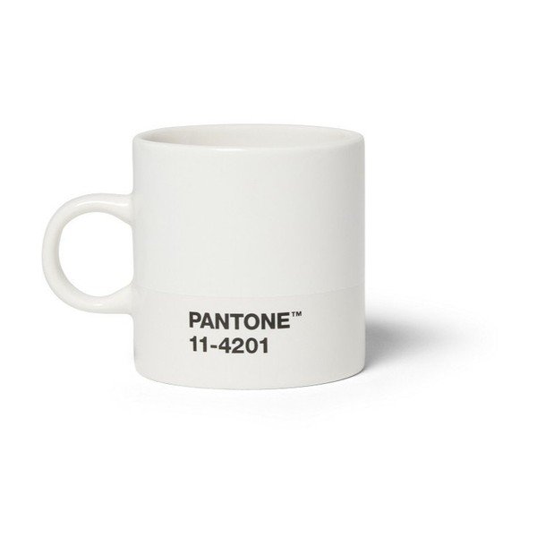 Biała ceramiczna filiżanka do espresso 120 ml Cloud Dancer - Pantone