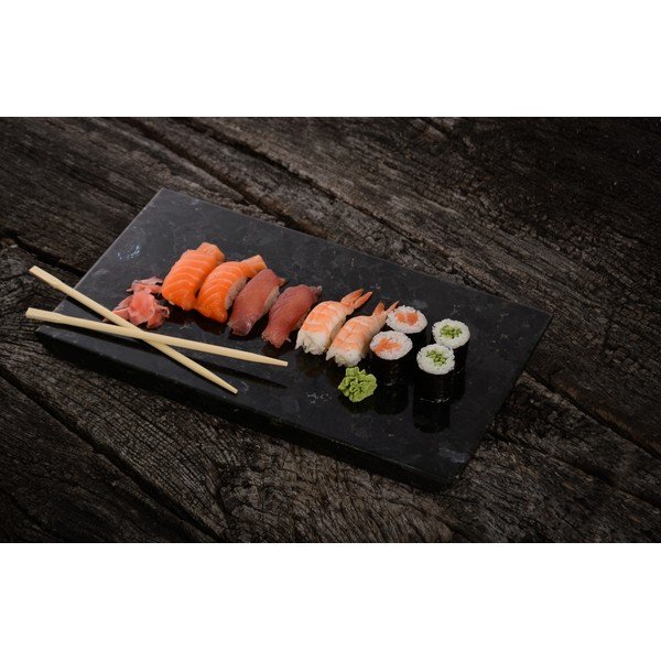 Czarna granitowa taca RGE Black Crystal, 20x35 cm-image-4