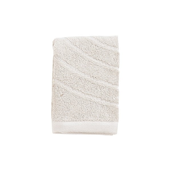 Jasnoszary bawełniany ręcznik frotte 30x30 cm Time – Zone