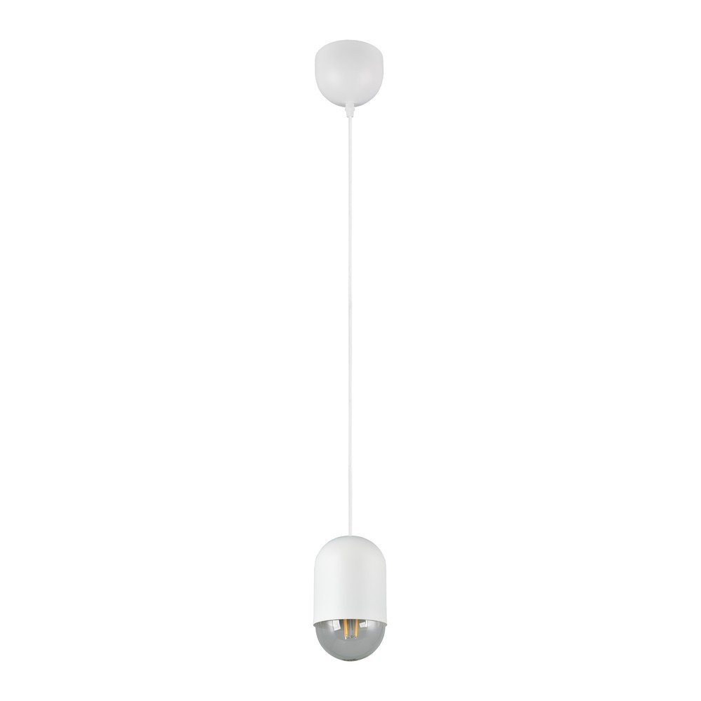 Biała metalowa lampa wisząca ø 11 cm Nara – Reality