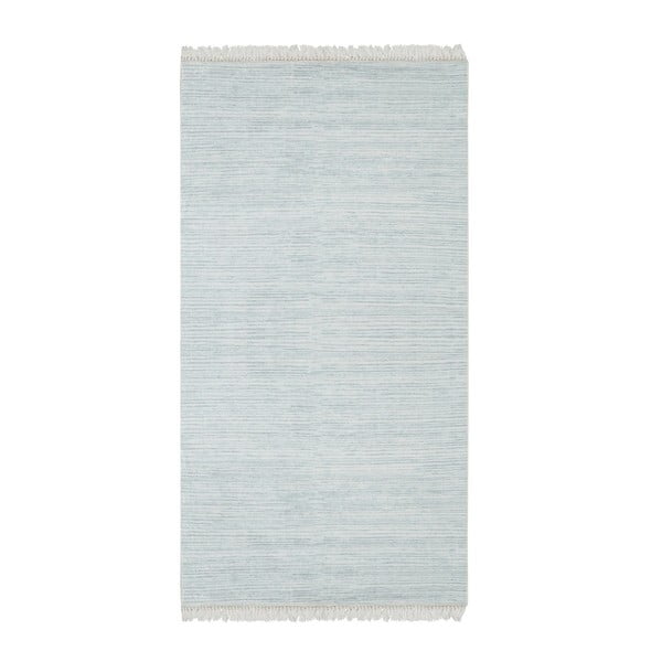Jasnoturkusowy dywan aksamitny Deri Dijital, 160x230 cm