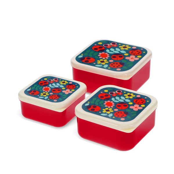Pojemnik śniadaniowy dla dzieci 3 szt. Ladybird – Rex London-image-2