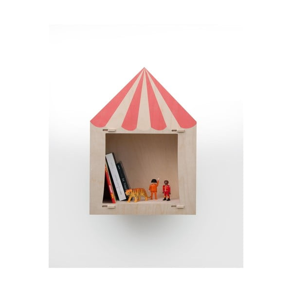 Półka dla dzieci z drewna brzozowego Little Nice Things Circus
