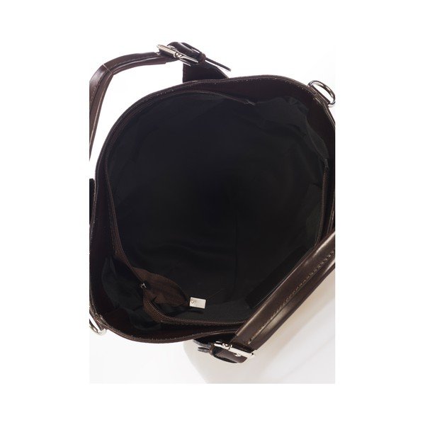 Torebka skórzana Valeria, brązowa-image-1