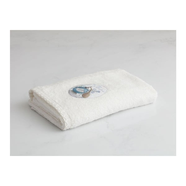 Biały ręcznik bawełniany Madame Coco Perfume, 50x76 cm
