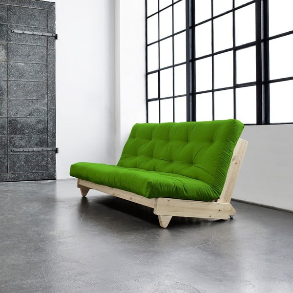 Sofa rozkładana Karup Fresh Natural/Lime -image-1