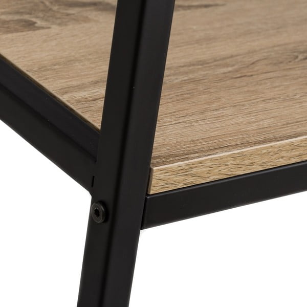 Czarny regał w dekorze dębu 60x180 cm Urban – Casa Selección-image-3