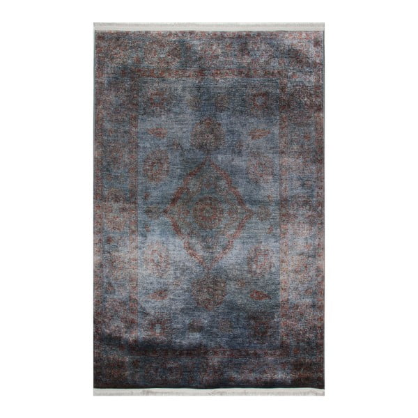 Niebieskoszary dywan Eco Rugs Diane, 75x150 cm