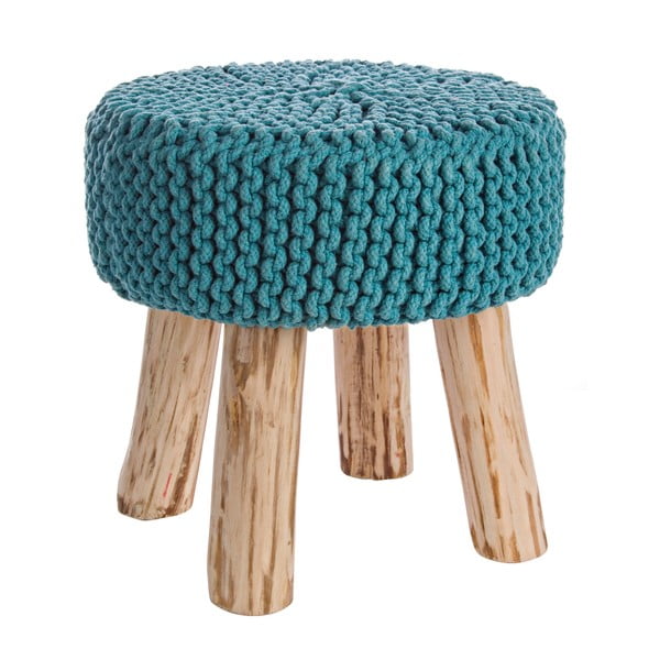 Taboret Weave, niebieski