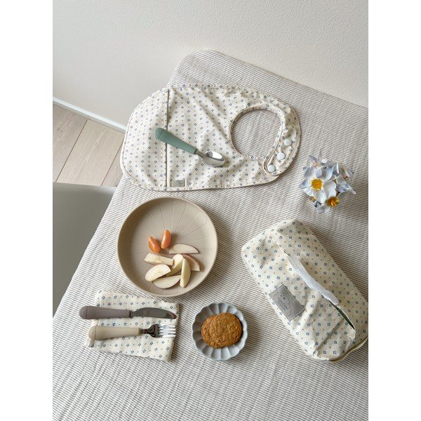 Brązowo-beżowe sztućce dla dzieci z silikonu 3 szt. Olive Mix – Cam Cam Copenhagen-image-3