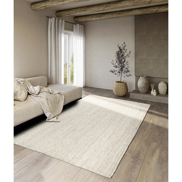 Biały dywan z juty dwustronny/tkany ręcznie 120x170 cm Rosalie – Villeroy&Boch-image-1
