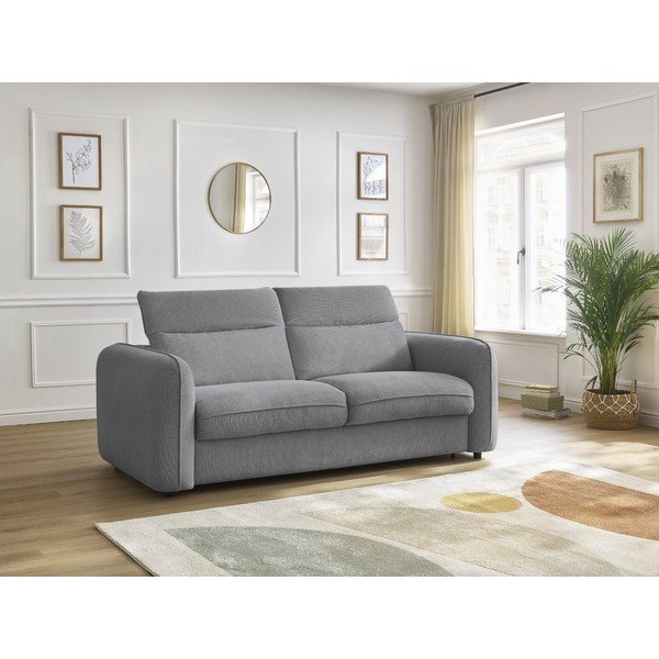 Szara sofa 236 cm Achille – Bobochic Paris-image-1