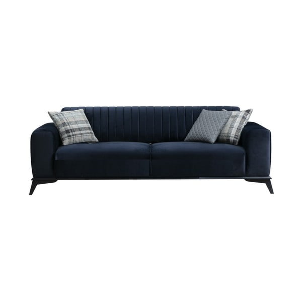 Ciemnoniebieska sofa 220 cm Lisa – Balcab Home