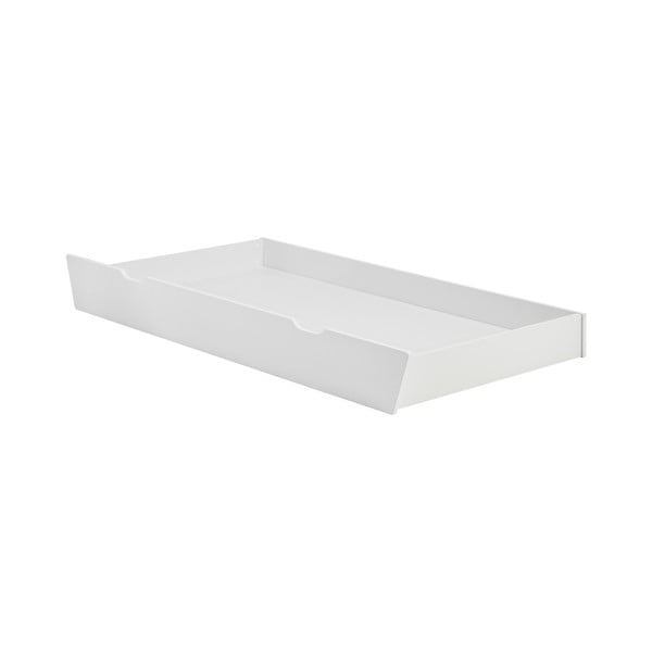 Biała szuflada pod łóżko dziecięce 90x200 cm Swing – Pinio
